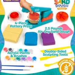Made By Me!® Sand Dough Pottery Press