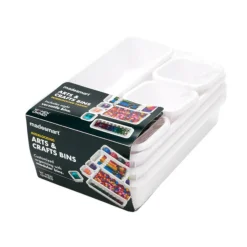 madesmart® White 8-Piece Interlocking Bin Pack