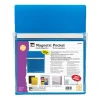 Magnetic Pocket, 9-1/2" Wide x 11-3/4" High, Blue, 1 Each