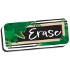 Magnetic Whiteboard Eraser, Boho Style Leaves with Border, 2" x 5"