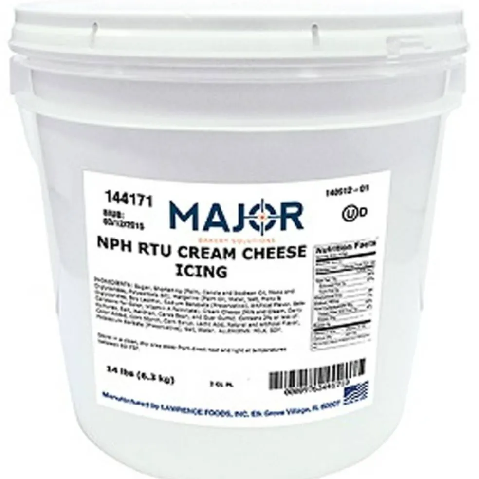 Major Bakery Solutions Cream Cheese Icing 18 Pound