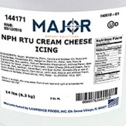 Major Bakery Solutions Cream Cheese Icing 18 Pound