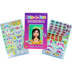 Make-A-Face Princess Glam Sticker Activity Fun Pack