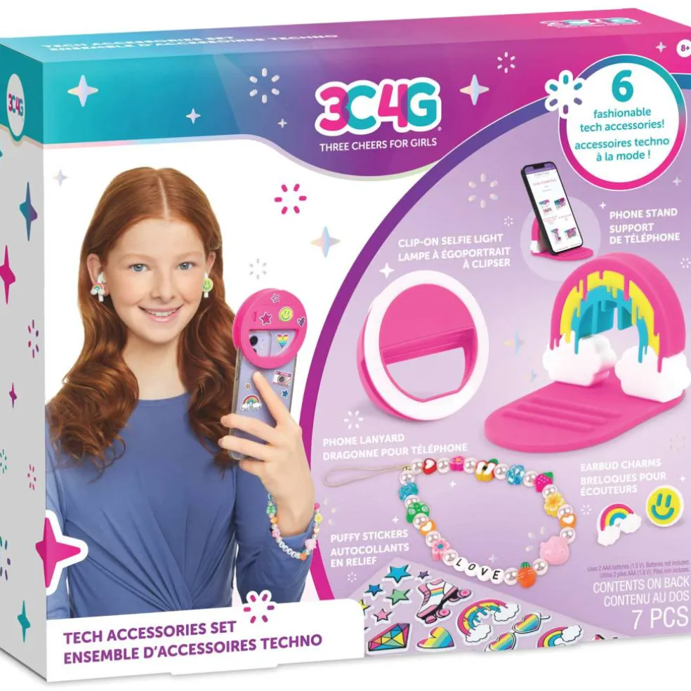 Make It Real™ 3C4G Customize Your Phone Case Tech Accessories Set