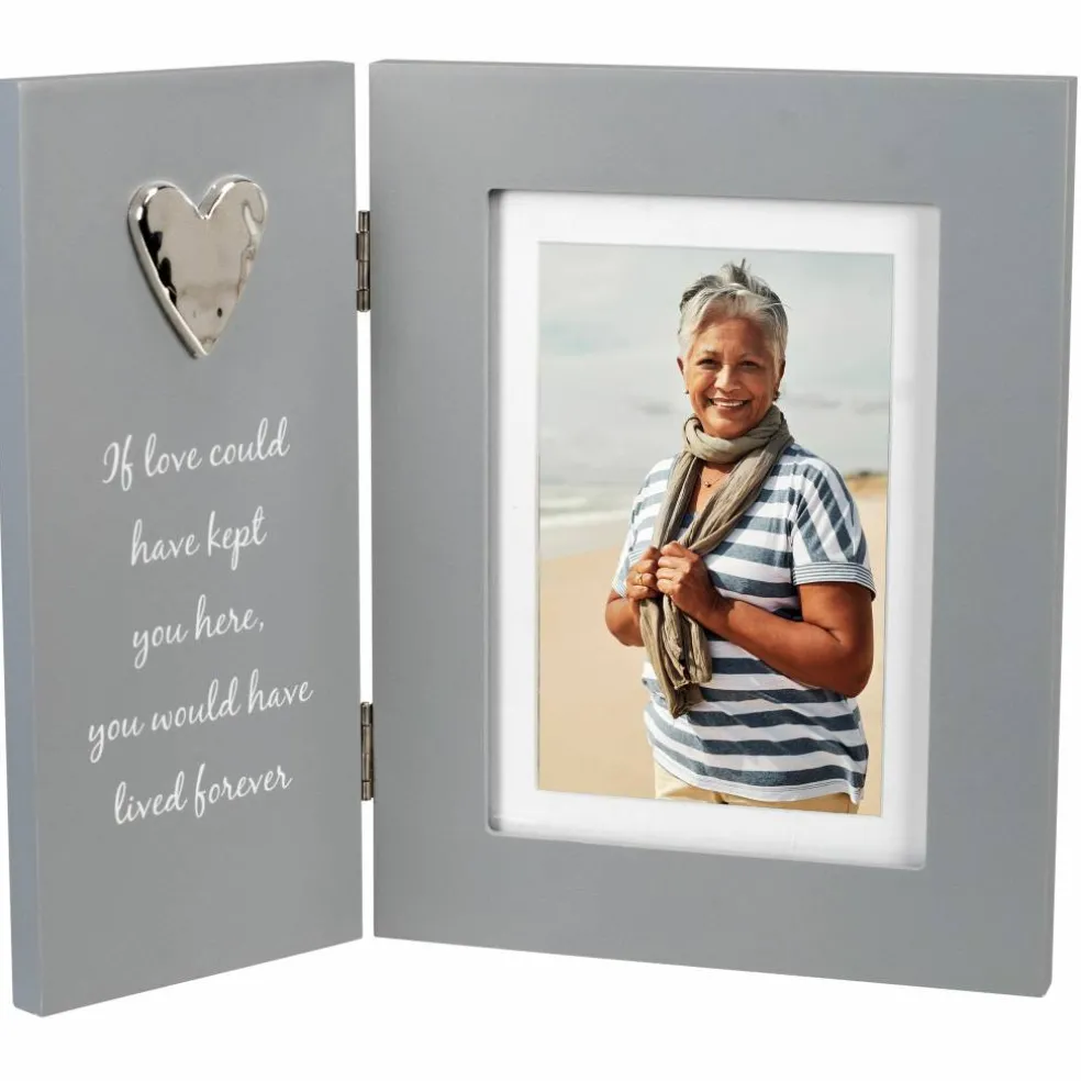 Malden International Designs If Love Could Have Kept You Here 4" x 6" Remembrance Hinged Frame with Mat
