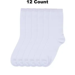 Mamia Ladies Plain Crew Soft Everyday Crew Socks for Women