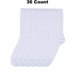 Mamia Ladies Plain Crew Soft Everyday Crew Socks for Women