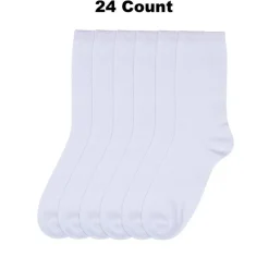 Mamia Ladies Plain Crew Soft Everyday Crew Socks for Women