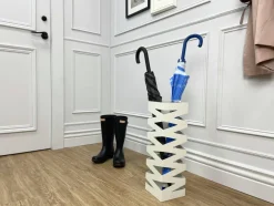 Mango Steam Metal Zig-Zag Umbrella Holder