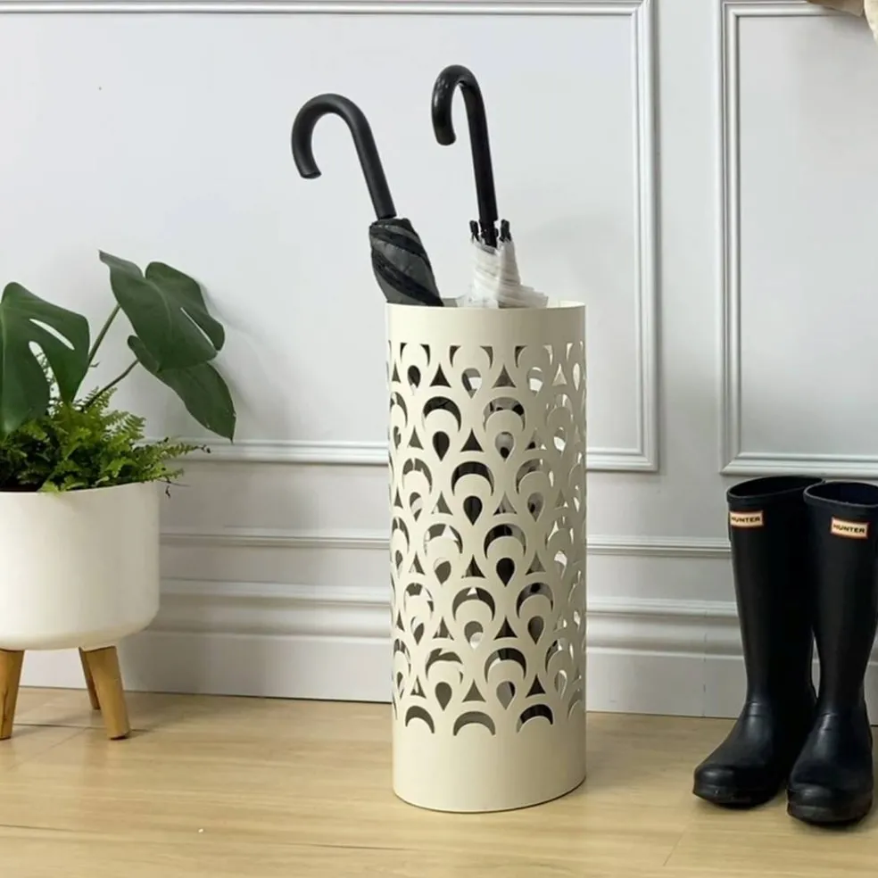 Mango Steam Peacock Umbrella Holder, 21.75" Tall