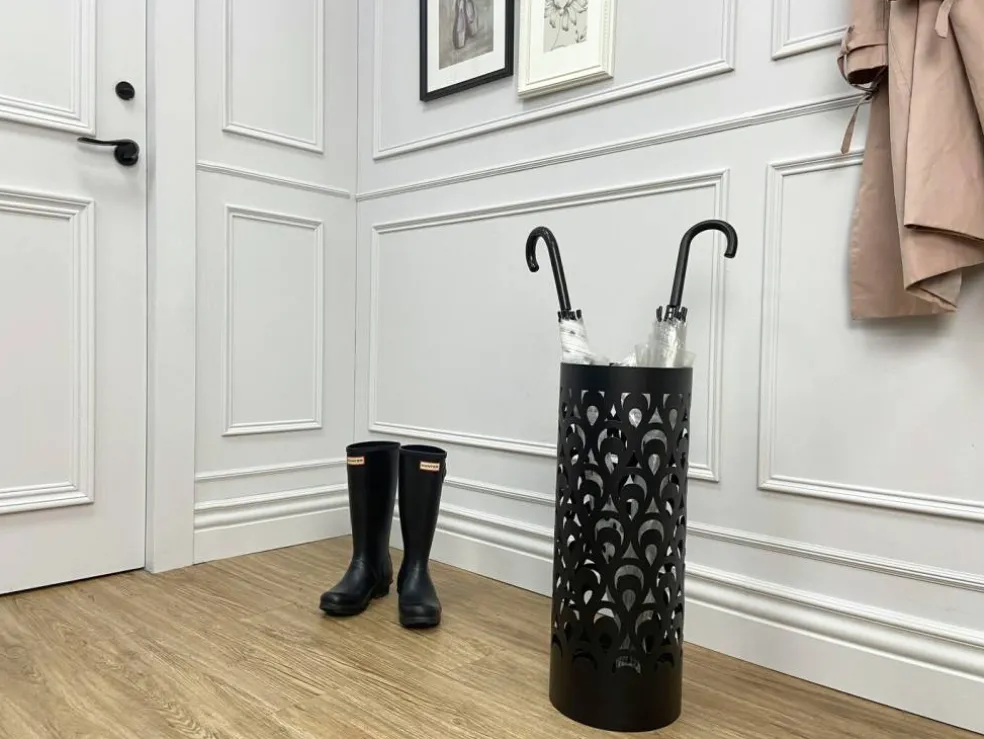 Mango Steam Peacock Umbrella Holder, 21.75" Tall
