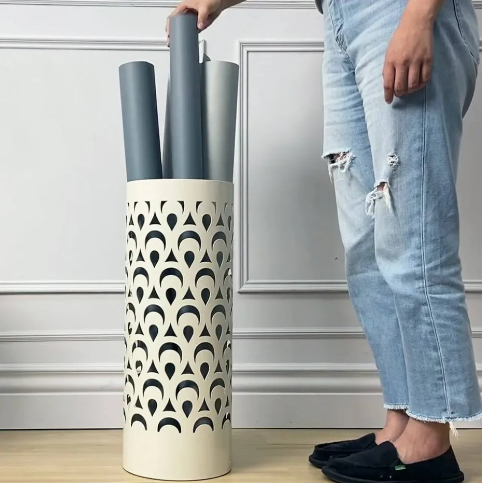 Mango Steam Peacock Umbrella Holder, 21.75" Tall