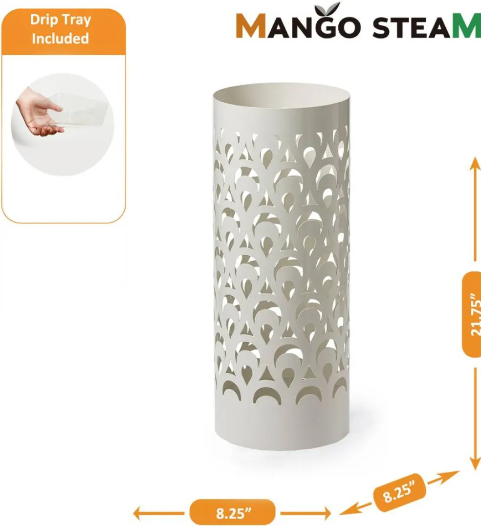 Mango Steam Peacock Umbrella Holder, 21.75" Tall