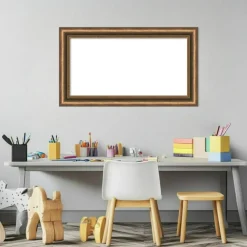 Manhattan Bronze Narrow Framed Dry Erase Magnetic Board