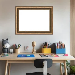 Manhattan Bronze Narrow Framed Dry Erase Magnetic Board