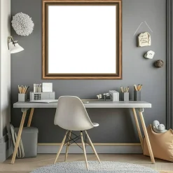 Manhattan Bronze Narrow Framed Dry Erase Magnetic Board