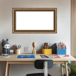 Manhattan Bronze Narrow Framed Dry Erase Magnetic Board