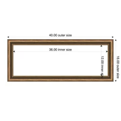 Manhattan Bronze Narrow Framed Dry Erase Magnetic Board