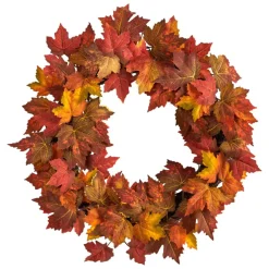 22" Maple Leaf Wreath