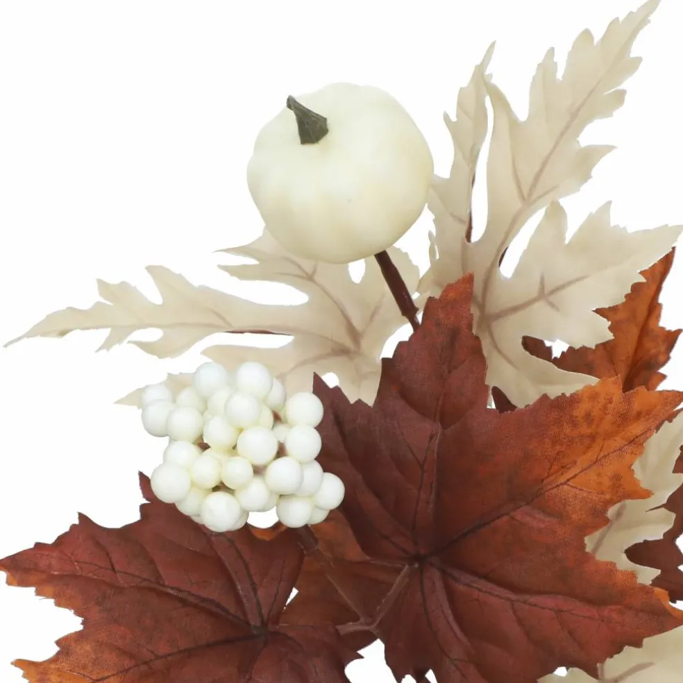 18.5" Maple Leaves & Pumpkin Mix Bush by Ashland®