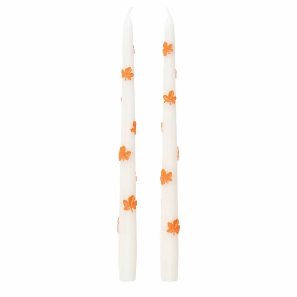 12" Maple Leaves Taper Candles, 2ct. by Ashland®