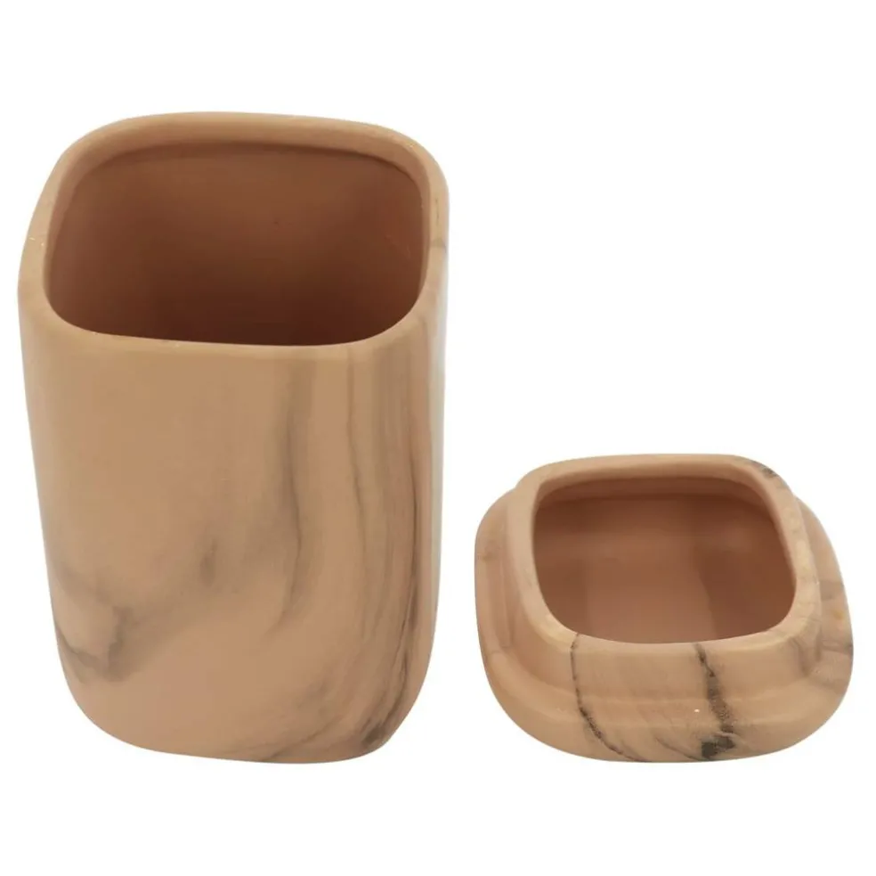 Marbled Ceramic Container by Ashland®