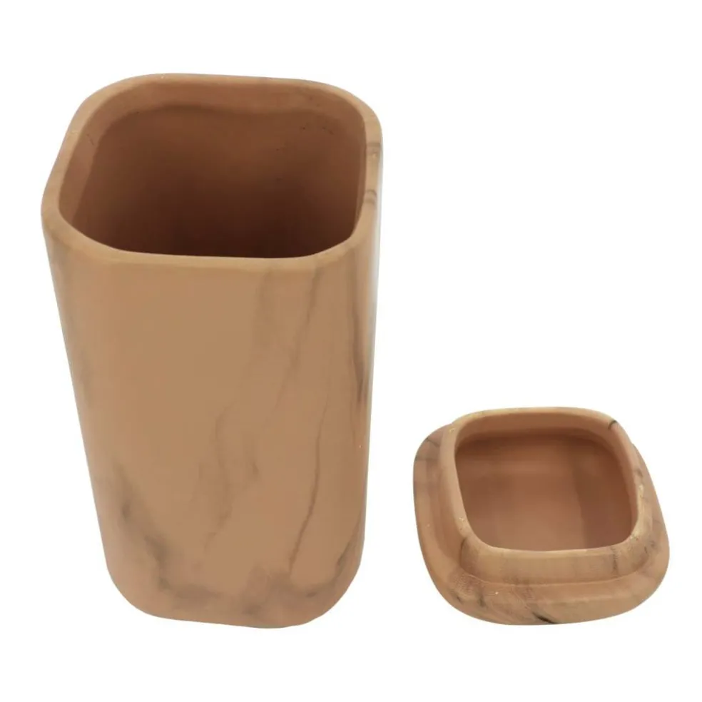 Marbled Ceramic Container by Ashland®