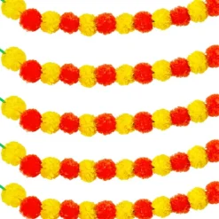 Marigold Garland for Decoration (Yellow & Red)