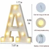 Marquee Light Up Letter | Large A
