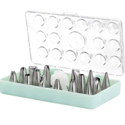 Martha Stewart Stainless Steel Cake Decorating Nozzles Set