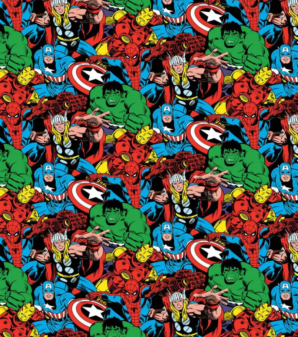 Marvel® Comics Packed Fleece Fabric
