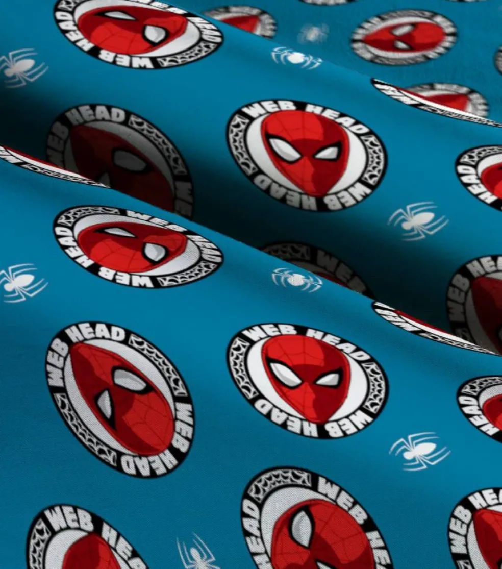 Marvel® Spider-Man Web Head Fleece Fabric