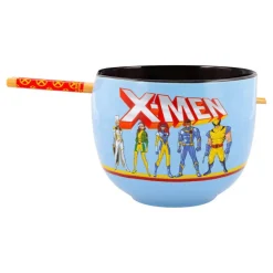Marvel X-Men Characters 20-Ounce Ramen Bowl and Chopstick Set