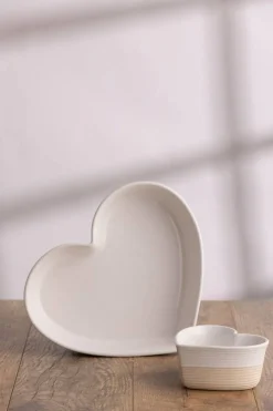 Mason Cash Rustic Charm Heart Baking Dish, 5.5