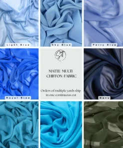 Matte Chiffon Fabric by the Yard, 58" Wide Lightweight Sheer Draping Fabric for Chuppah, Wedding Arch, Table Runner