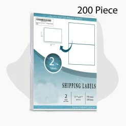 Maximize Logistics Effortless Precise Labeling, Perfect 5 1/2" x 8 1/2" Shipping Labels