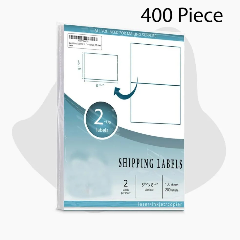 Maximize Logistics Effortless Precise Labeling, Perfect 5 1/2" x 8 1/2" Shipping Labels