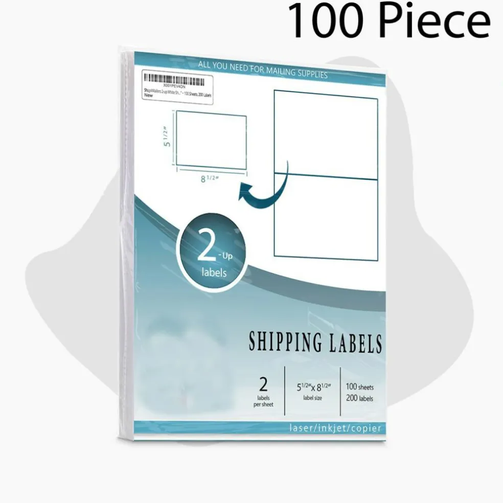 Maximize Logistics Effortless Precise Labeling, Perfect 5 1/2" x 8 1/2" Shipping Labels
