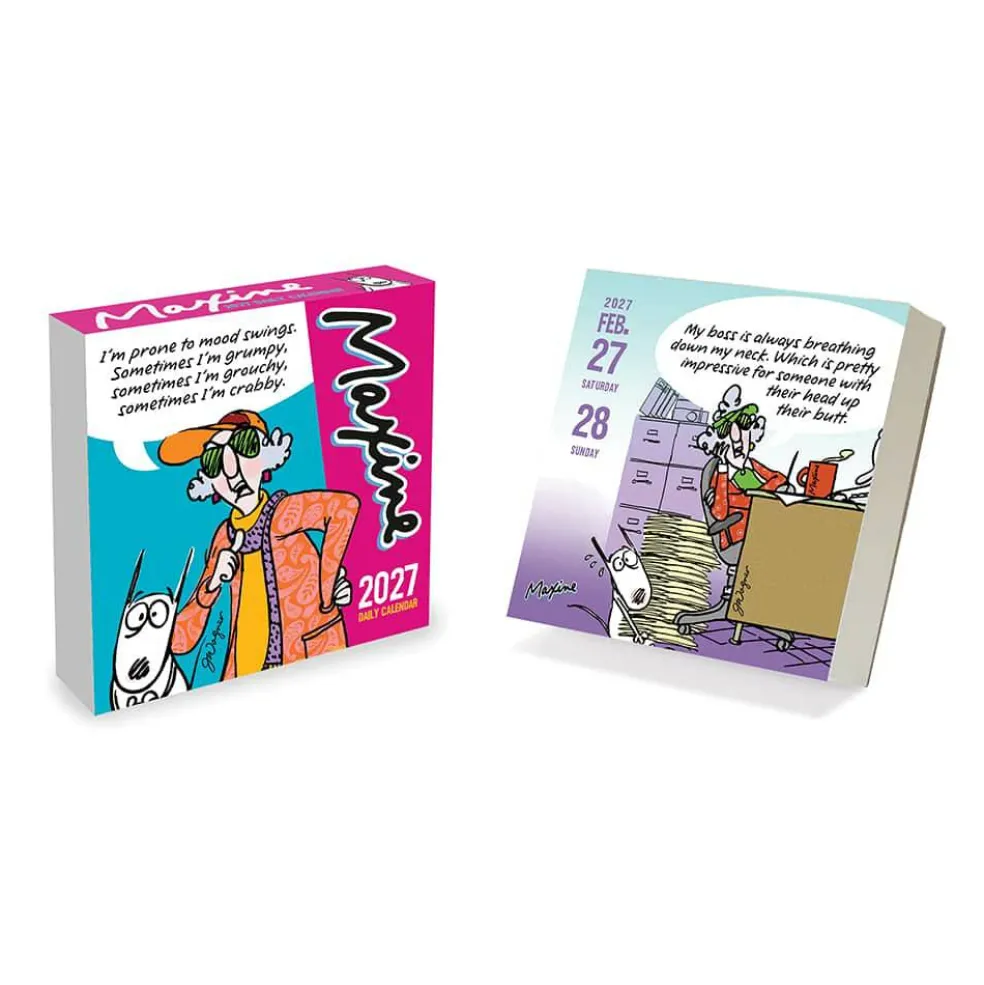 2027 Maxine Daily Desktop Calendar