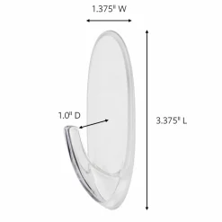 3M Command™ Outdoor Window Hook with Clear Strips