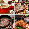 Meat Thermometer Digital - Fast Instant Read Food Thermometer for Cooking, Candy Making, Outside Grill, Waterproof Kitchen Thermometer with Backlight & Hold Function - Red