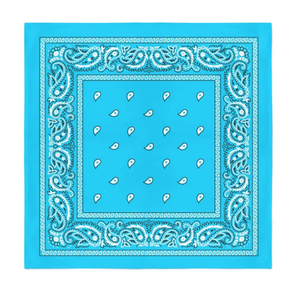Mechaly Multifunctional 12 Pack Dozen Cotton Paisley Bandanas