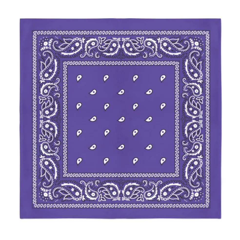 Mechaly Multifunctional 12 Pack Dozen Cotton Paisley Bandanas