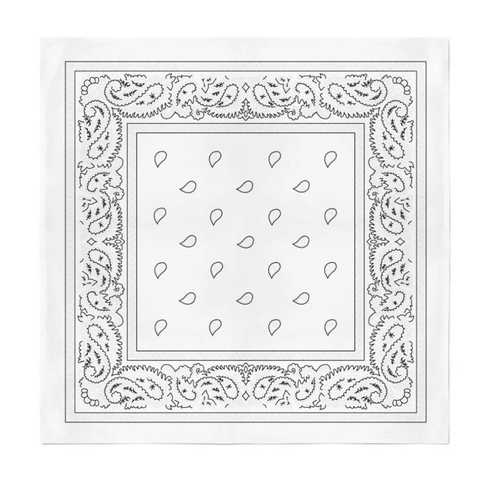 Mechaly Multifunctional 12 Pack Dozen Cotton Paisley Bandanas