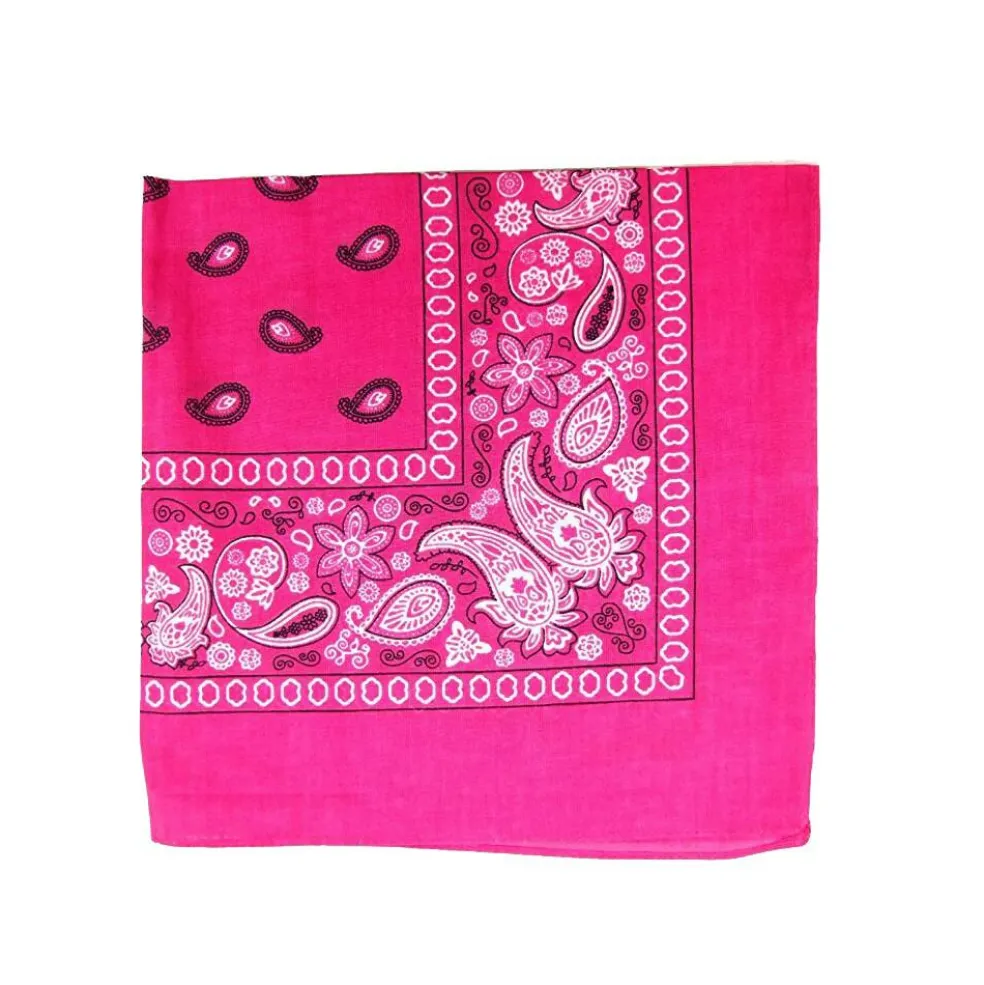 Mechaly Paisley 100% Cotton Bandanas - 6 Pack