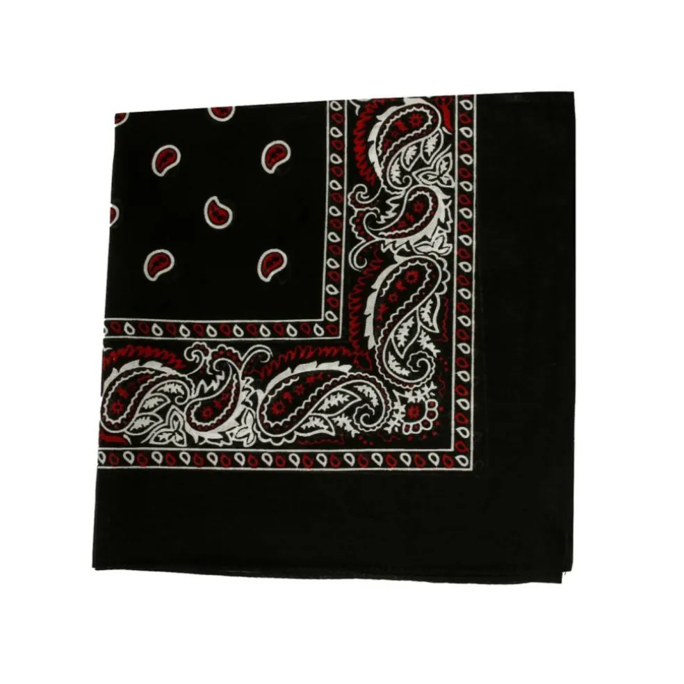 Mechaly Paisley 100% Cotton Bandanas - 6 Pack