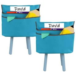 Medium Chair Cubbie™, 15", Seaside Blue, Pack of 2
