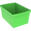 Medium Classroom Storage Bin, Green