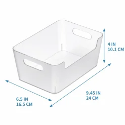 Medium Clear Open Storage Bin by Simply Tidy®