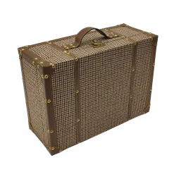 Medium Plaid Suitcase Decorative Box by Ashland®